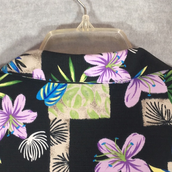 SAG HARBOR Tropical Hawaiian Cruise Summer Beach Poolside Wrinkle Resistant NWOT - Picture 4 of 16